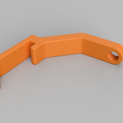Prusa i3 Mk3 Filament Guide with threads for PTFE Fitting