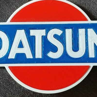 Datsun Logo  Multipart  Multicolor