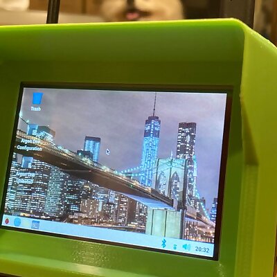 Falloutstyle Raspberry Pi terminal with Pi2Pi3  Waveshare 35 HDMI LCD