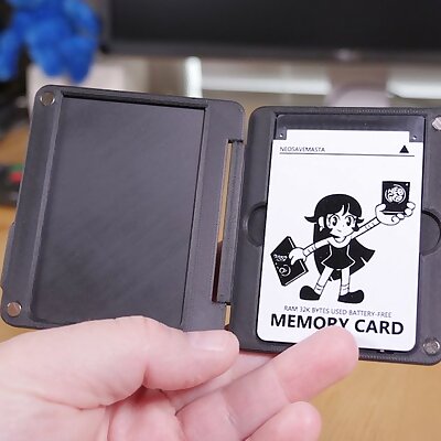 NeoSaveKeepa  Magnetic storage case for your NeoSaveMasta memory card 2016 and newer for Neo Geo