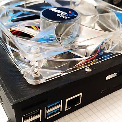 Compact Fysetc Spider and RPI 4 Case and 120mm Fan