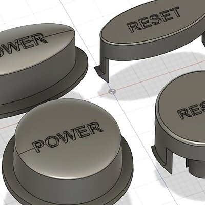 Sega Saturn Power  Reset Buttons Oval and Round versions  extension