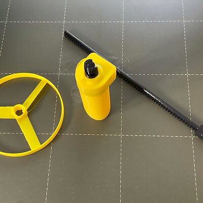 Pull Copter with grip to glue