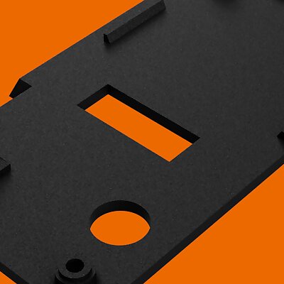 Prusa Mini display back cover  compatible with original screws