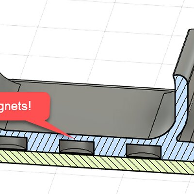 Klikaanklikuit remote holder for magnetic baseplate