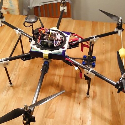 Hexacopter Multicopter 3D Printed