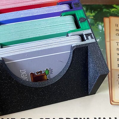 Stardew Valley Board Game Insert Multi Color Items  Events Card Holder