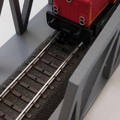 HO Scale Bridge without clips