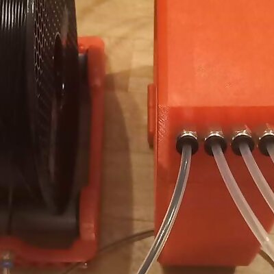 MMU2s Filament Buffer and spool holder remix