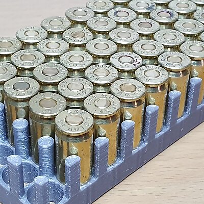 Storage tray for 45 ACP rounds