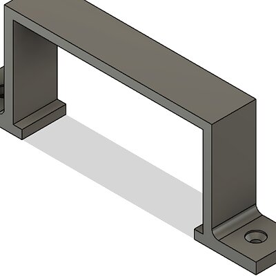 Parametrized mounting bracket for power brick