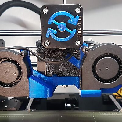 Dual Fan For MK3S Extruder
