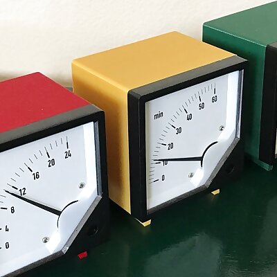 DaisyChain Voltmeter Clock