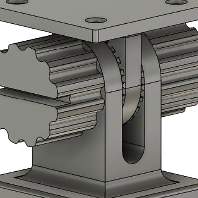 Advanced Spool Holding System for IKEA LACK Enclosure