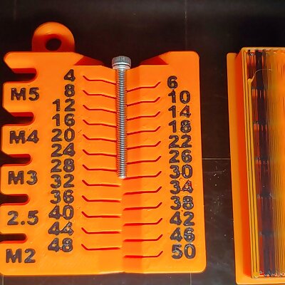 Screw measuring tool M2M5 450mm MultiColor MMU