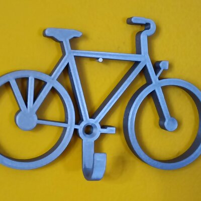 Wall hook  bike shape