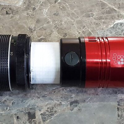 Telescope camera T2 to Pentax M42 lens adapter