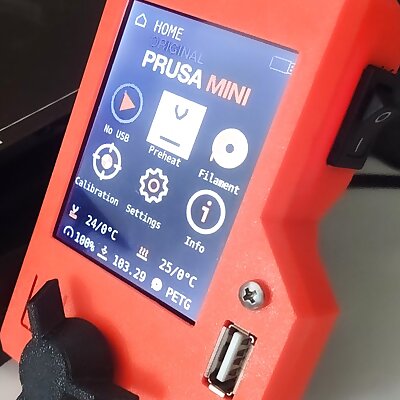 USBPowerswitch extension MOD for Prusa MINI