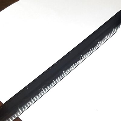 Straightedge Ruler for tearing paper