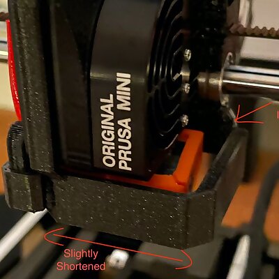 Prusa MINIMINI Extruder Shield