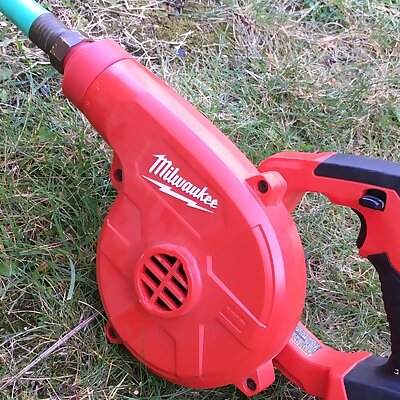 Compact blower garden hose attachment