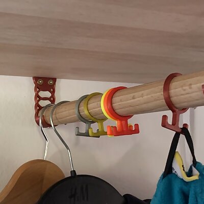 Under Shelf Coatrack