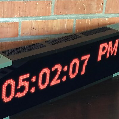 RGB Matrix Clock Timer Stopwatch