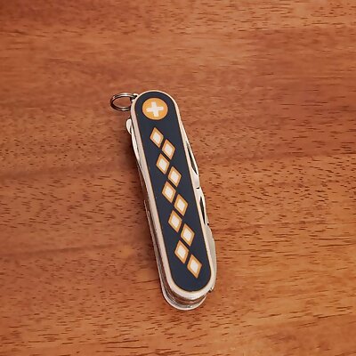 Diamond Pattern 91mm Swiss Army Knife Replacement Scales
