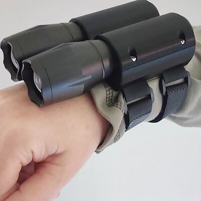Double Flashlight Holder for the Wrist Star Trek Voyager