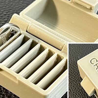 PrintinPlace Customizable Cases for Buttontype Batteries
