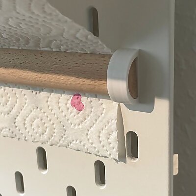 IKEA Skadis  Paper towel tear off edge