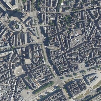 Nantes city map