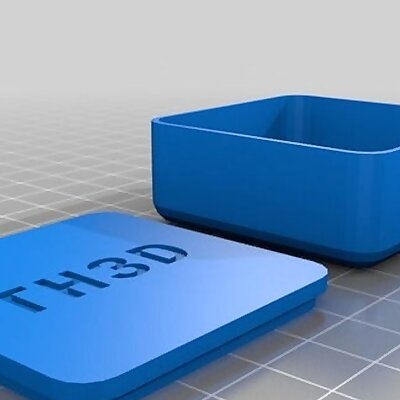 Parametric Box  Lid With Text