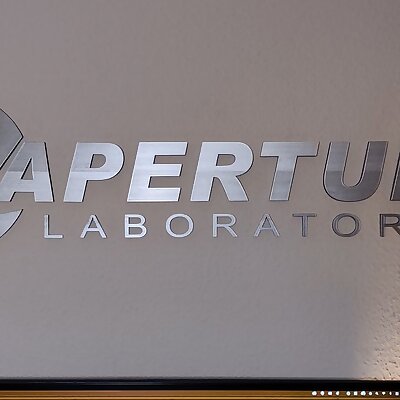Portal Aperture Laboratories Logo  Wall Deco