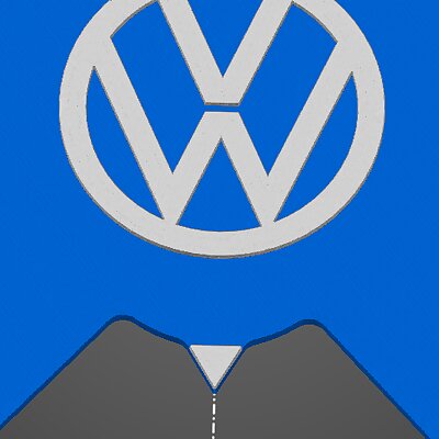 Parking discclock Volkswagen Logo