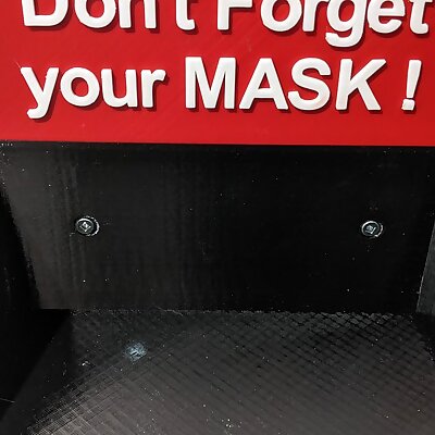 Disposable Face Mask Shelf