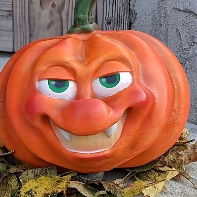 Huge CartoonStyle Halloween Pumpkin