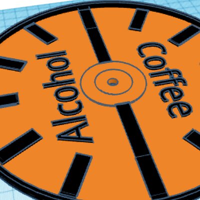 Alcohol Time  Coffee Time Clock