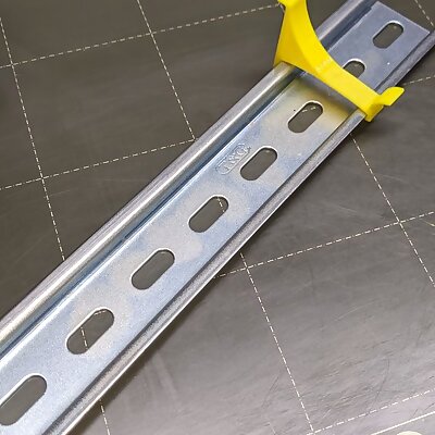 Screwdrivertool Holder Clip for DIN Rail  Version 2