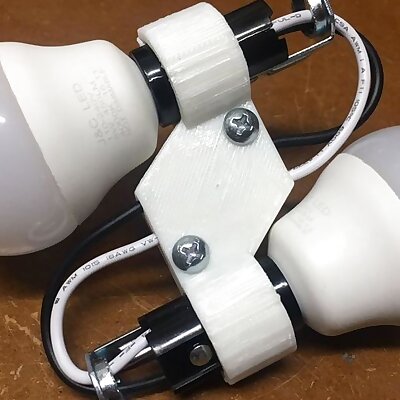 E12 dual bulb adapter