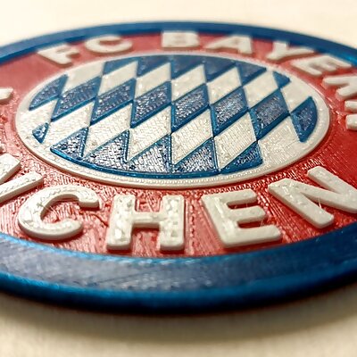 FC Bayern München Untersetzer  Coaster Multimaterial