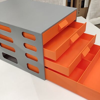 Box with drawers parametric