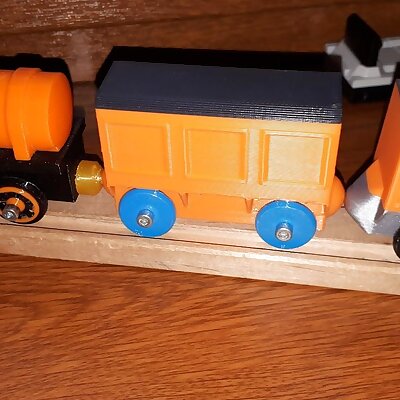 Cars for wooden railway  Vagonky pro dřevěnou vláčkodráhu