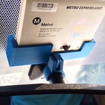 Fastrak transponder holder for Rear View Mirror Toyota MatrixCorolla