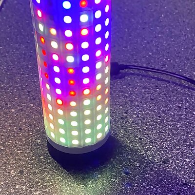 Wifi enabled vase mode LED matrix lamp
