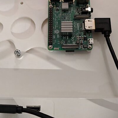 Raspberry Pi 34 spacer for VESA 75mm Monitor Mount