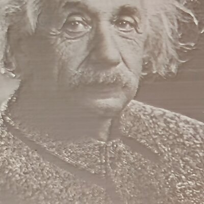Einstein lithophane