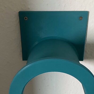 Wallmounted holder for hoses or cables