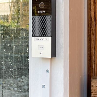 Netatmo smart video doorbell mount  cover for wires