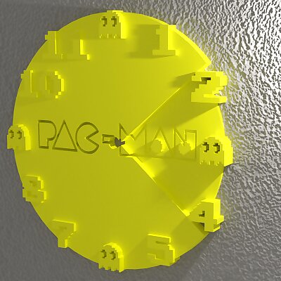 Pac man clock